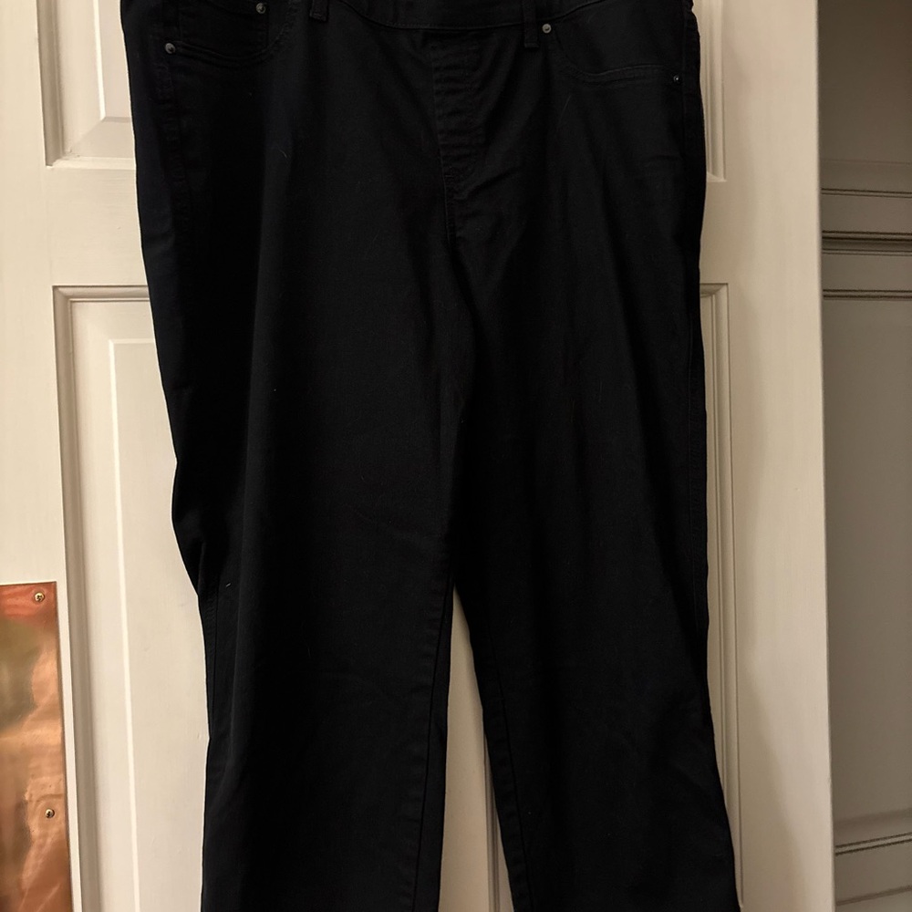 Chico's Black Straight-Leg Women's Pants